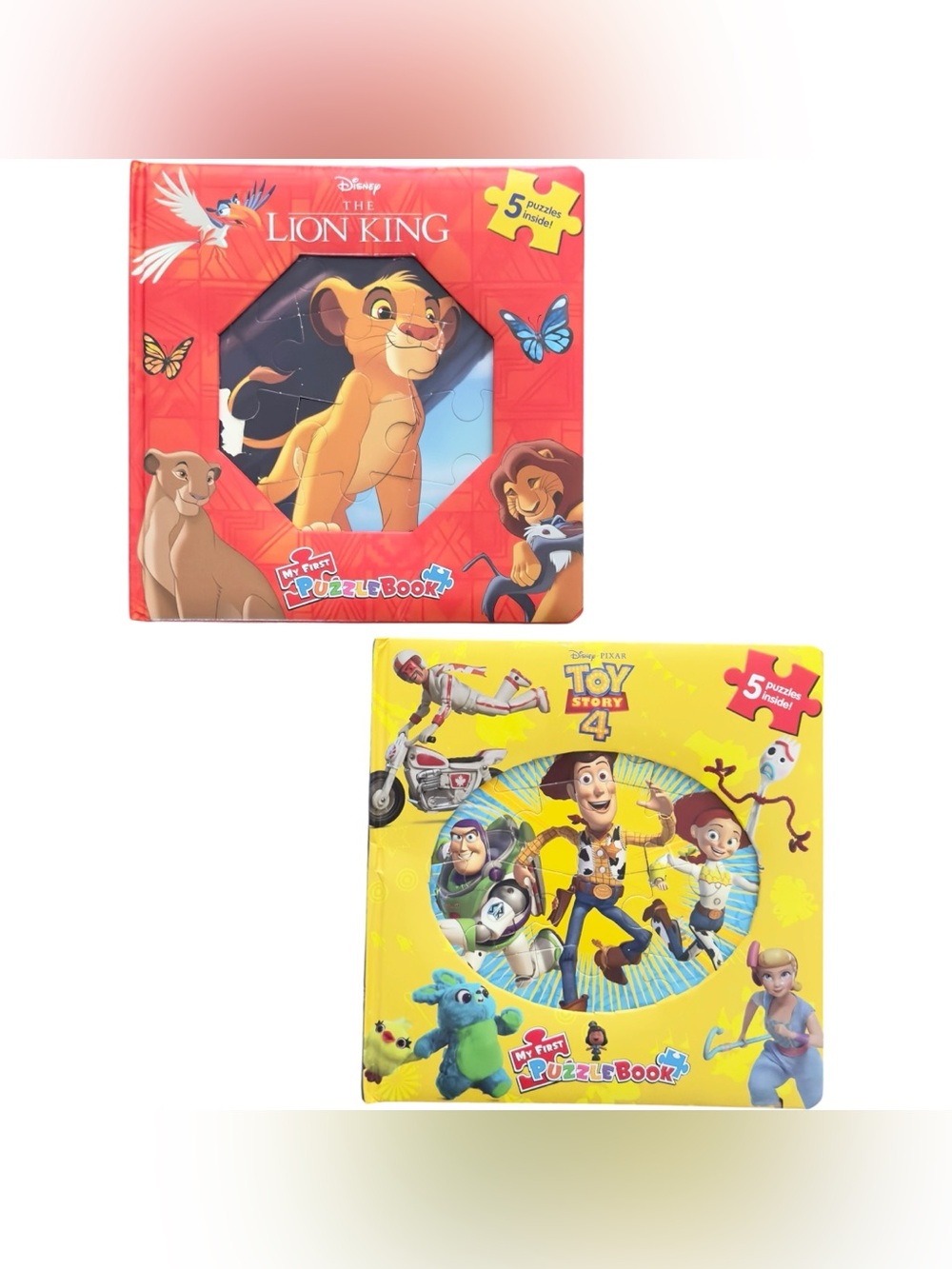 Disney Lion King & Toy Story My First Puzzle Board Book Jigsaw Puzzles for kids